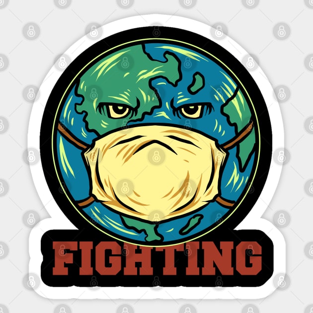 fighting Sticker by donipacoceng